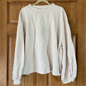 🟣 Ava & Viv Cream Crewneck Sweatshirt